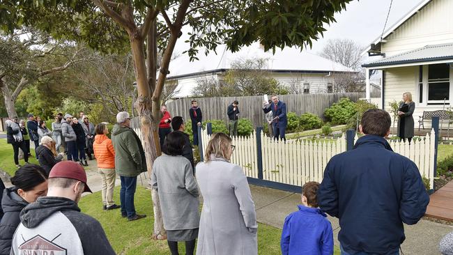 This Autumn St, Newtown house sold for $720,00 last July as a handful of bidders contested the property. Picture: Alan Barber