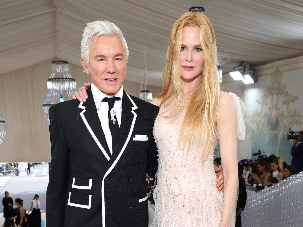 Baz Luhrmann with Aussie star and muse Nicole Kidman. Picture: Getty Images