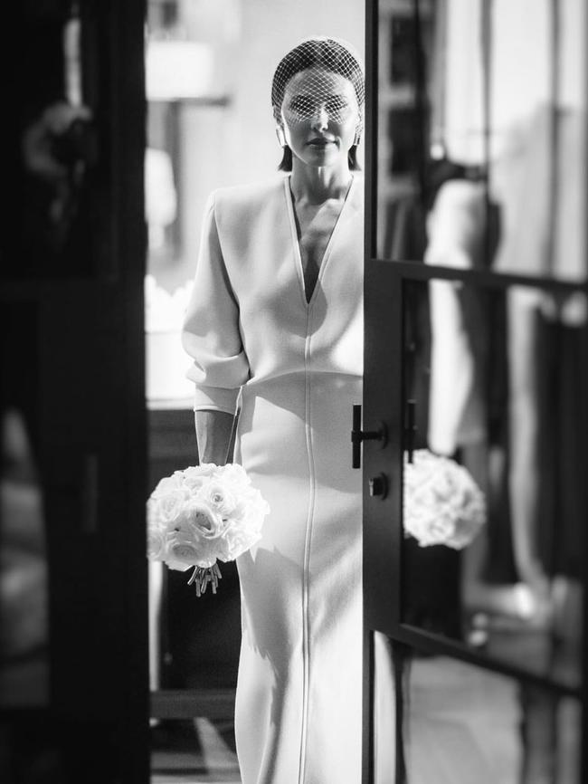 Sarah Lew married Chris Lucas. Picture: Instagram