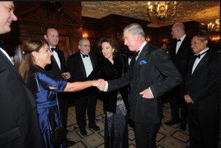 Paola later had the opportunity to meet Prince Charles.