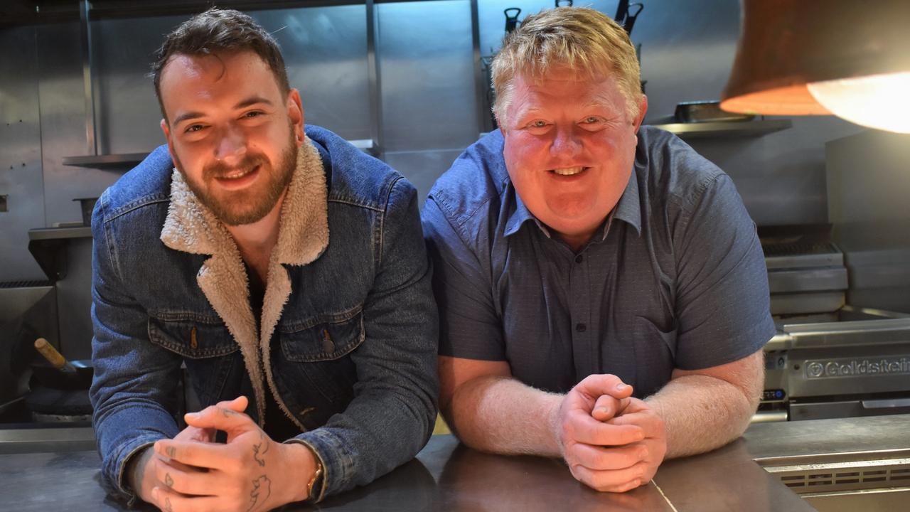 Junk head chef Lucas Doocey and owner Scott Hoskins are opening a new casual dining barbecue restaurant on Ocean Street. Picture: Tegan Annett