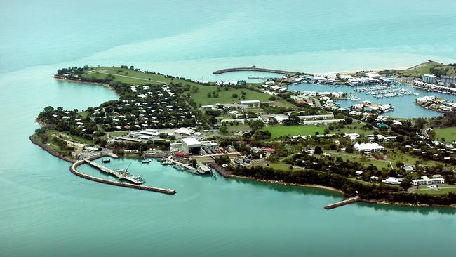 Larrakeyah Army Barracks and Darwin Naval Base ... a row has broken out over revelations that structural steel to be used in the $520 million refurbishment of the Barracks and HMAS Coonawarra bases in Darwin is being sourced from China. Picture: Patrina Malone