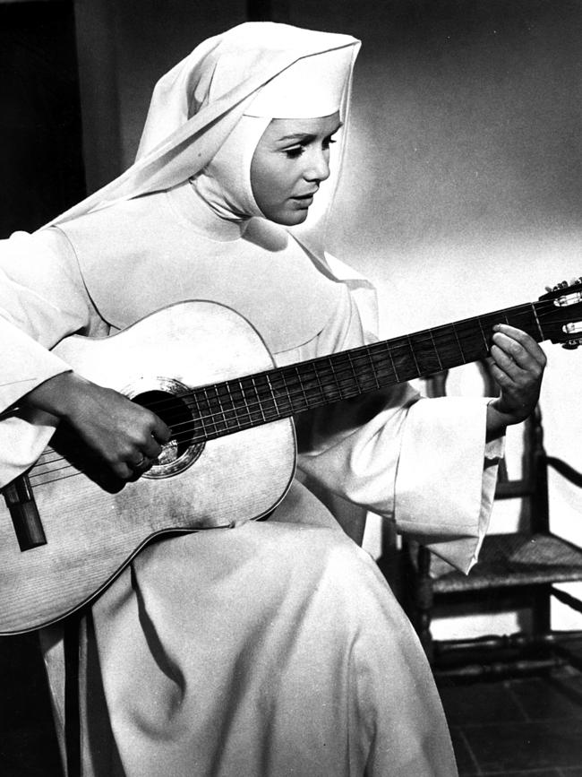 Debbie Reynolds in film The Singing Nun 1966|.