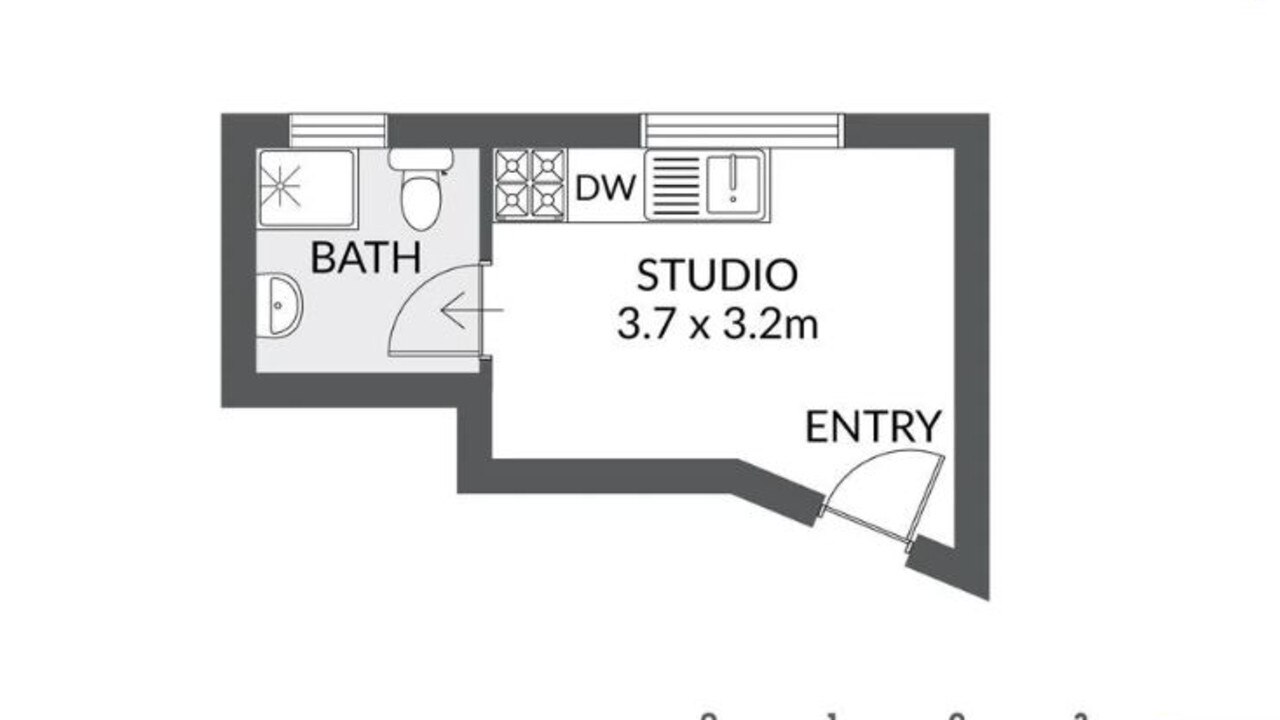 It boasts a bathroom and kitchen – including a dishwasher. Picture: Ray White