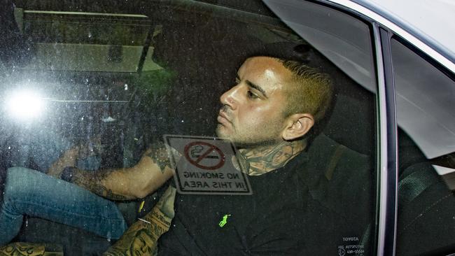 The accused being driven to Southport Watchhouse.