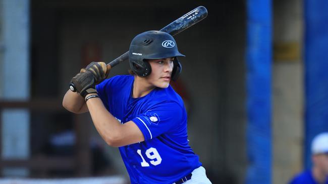 Josh Nati is one of the top baseball talents in the country. Picture: Baseball Australia