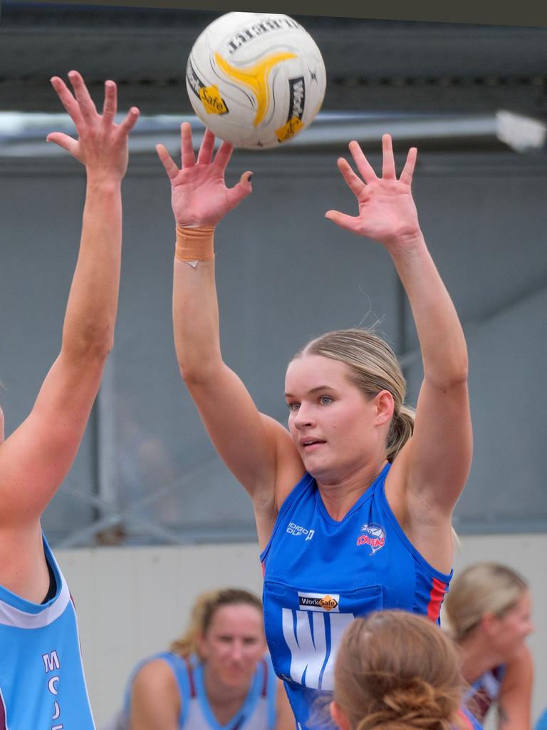 A Grade netball BFL: Modewarre v Queenscliff. Queenscliff Wing attack Mia Stephens Picture: Mark Wilson