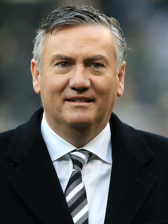 The year ahead for Eddie McGuire is in flux. Picture: Mark Stewart