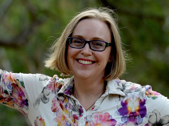 19.4.2017 SAWEEKEND FIRST PERSON: Author Fiona McCallum pictured at Linear Park. Photo Sam Wundke