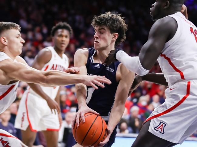 Taran Armstrong #1 of the California Baptist Lancers in Tucson, Arizona. (Photo by Rebecca Noble/Getty Images)