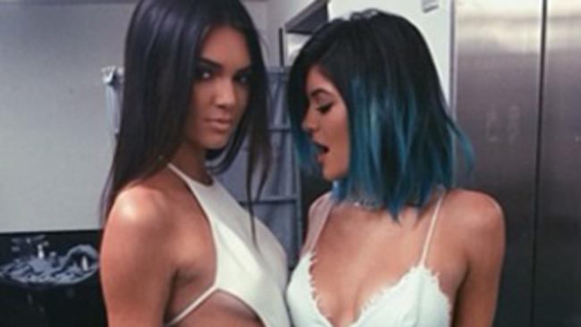 Kylie and Kendall Jenner pictured pre-Billboard Music Awards 2014. Picture: Instagram