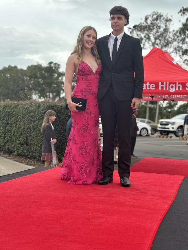 The students of Urangan State High School celebrating their formal.