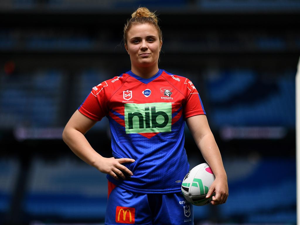 NRLW Knights: Hanna Southwell. Picture: NRL Images