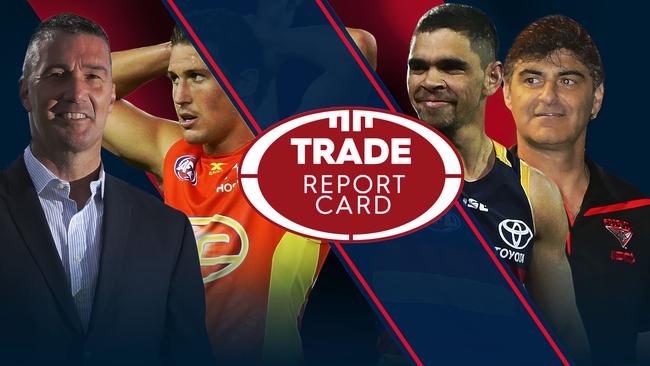 Every club's 2017 AFL trade period graded in our report card.
