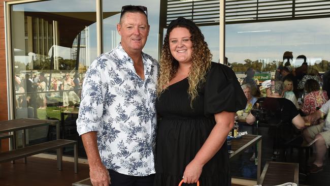 Craig and Shae Howe at Moama Bowling Club Echuca Cup. Picture: David Smith