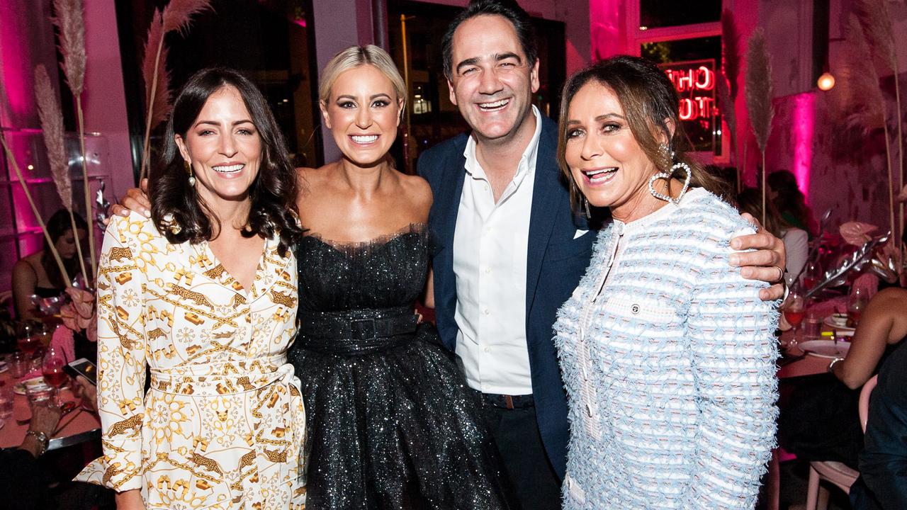 Lisa Wipfli, Roxy Jacenko, Wippa and Roxy's mum, Doreen.