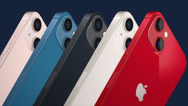 The new iPhone 13 colours. Picture: Apple 