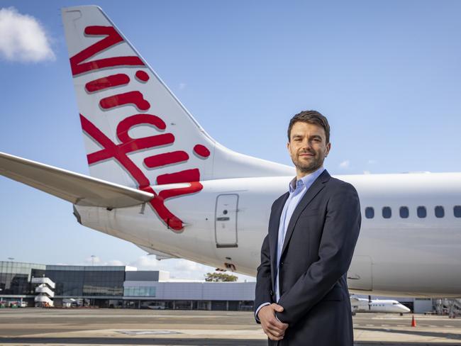 Nick Rohrlach, CEO of Velocity at Virgin Australia. Picture: Dallas Kilponen/Virgin Australia