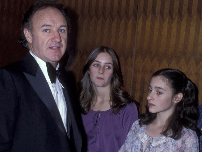 Hackman with his daughters in 1978. Picture: Ron Galella, Ltd./Ron Galella Collection via Getty Images