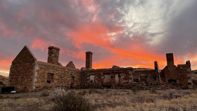 The Peake telegraph station in South Australia