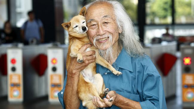 Mr Lim ran unsscfully in 2019 on a platform that included letting animals on public transport. His arrest and injuries late last year prompted him to run once again, he said. Picture: John Appleyard