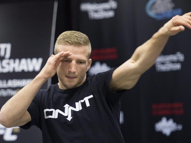 TJ Dillashaw is the UFC men’s bantamweight champion.