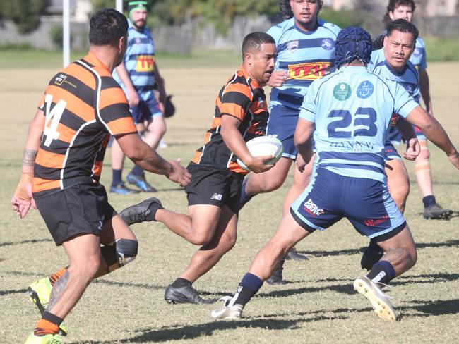 GCDRU seniors round 10. Coomera vs. Helensvale. 2nd grade. 15 June 2024 Coomera Picture by Richard Gosling