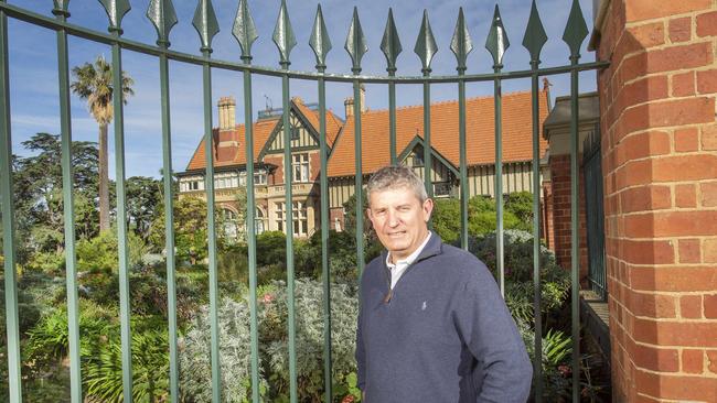 Michael Whelan is trying to save Essendon’s heritage-listed North Park Estate. Picture: Rob Leeson