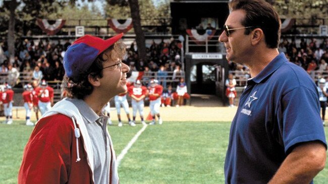 Rick Moranis and Ed O'Neill in a scene from Little Giants.