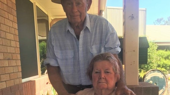 HEARTBROKEN: Tarcoola resident Ivy Hite, 82, and her husband Ray Hite 89 will be forced to separate if Tarcoola closes. Pic: Supplied