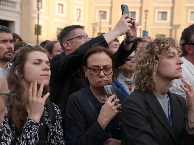 The anticipation is palpable outside the Sistine Chapel. Picture: Getty Images