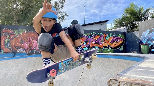 Skateboarder Hudson Birss. Picture: Supplied