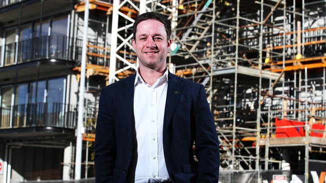 Master Builders Association Tasmania executive director Matthew Pollock says the HomeBuilder grant scheme has been an “amazing success”. Picture: Zak Simmonds