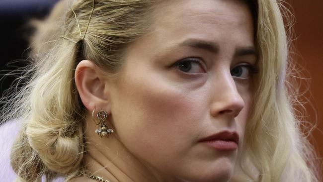 Amber Heard’s lawyers have called on her case to be re-heard. Picture: EVELYN HOCKSTEIN/POOL/AFP