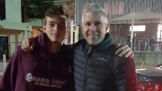 Harry Corica with his uncle, Sydney FC coach Steve Corica. The pair will face each other when the Sky Blues meet Cairns FC in the FFA Cup on Tuesday night.