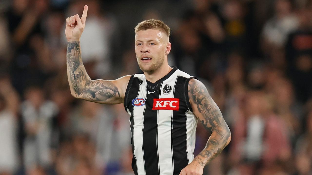 A firing Jordan De Goey will make a world of difference for Collingwood. Picture: Getty Images