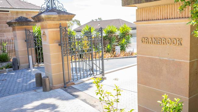 The entrance to Cranbrook School.