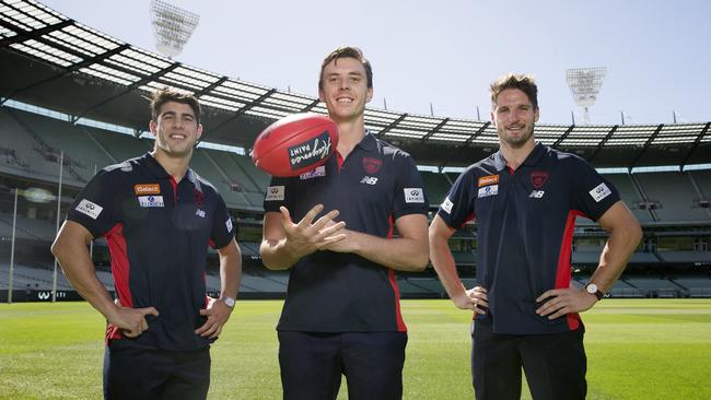 Christian Petracca, Jake Lever and Jesse Hogan this week.