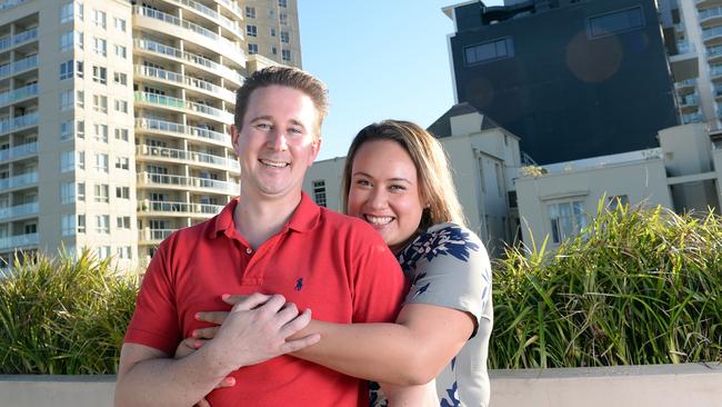 Jasmine Ongley, 30 and husband Chris Ongley, 33 share most of their finances. Picture: Jeremy Piper