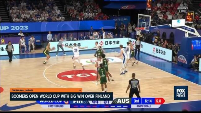 Boomers open World Cup with a bang