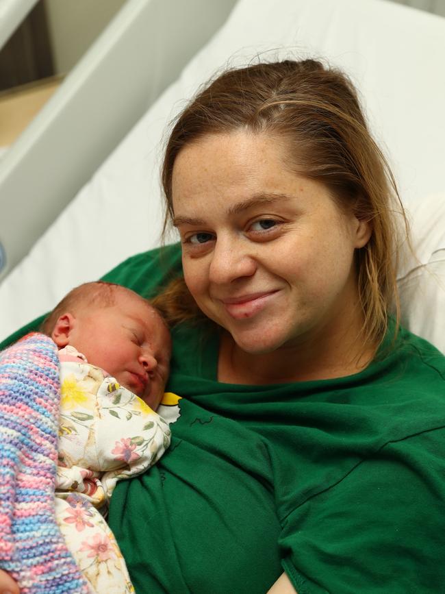 Baby girl, no name yet, parents Bridget and Ty Barnett, of Meredith. Born March 20, 2025 weighing 3000g. Picture: Alison Wynd