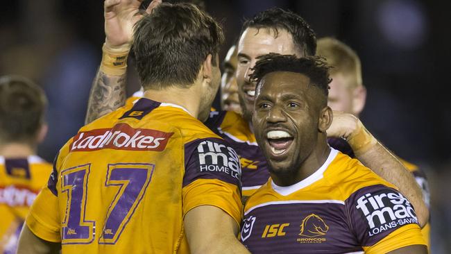 James Segeyaro is set to extend his stay at the Broncos. Picture: Craig Golding