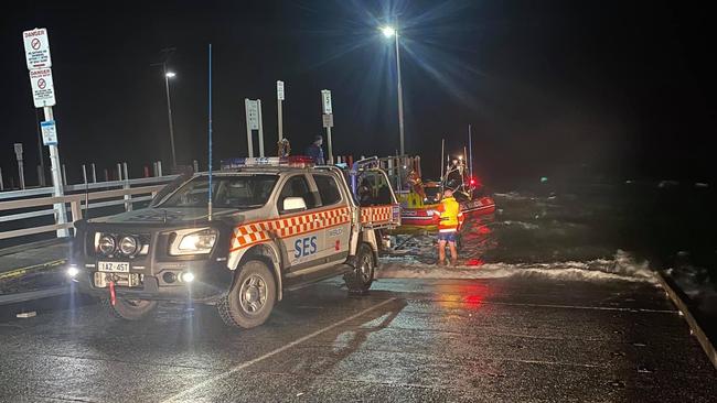 Emergency services were called to Inverloch to rescue four teens after a spearfishing incident.