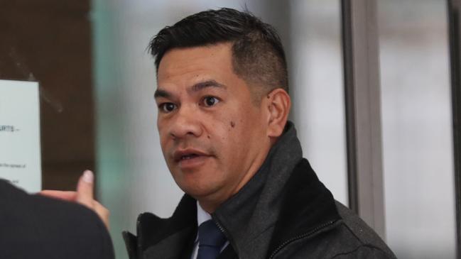 Simiona Tuteru, Connect Logistics manager who is facing charges over the Eastern Freeway crash that killed four police officers. Picture: NCA NewsWire / David Crosling