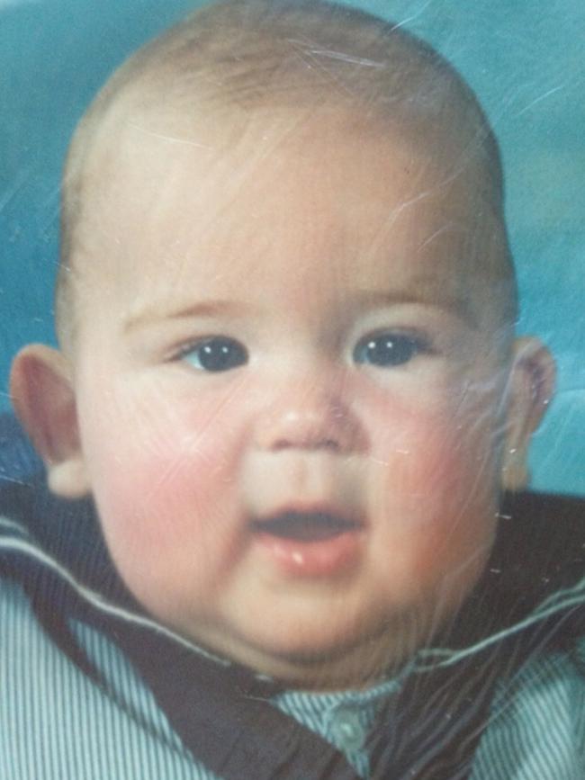 “Little chubba” Lewis as a baby. Picture: Supplied