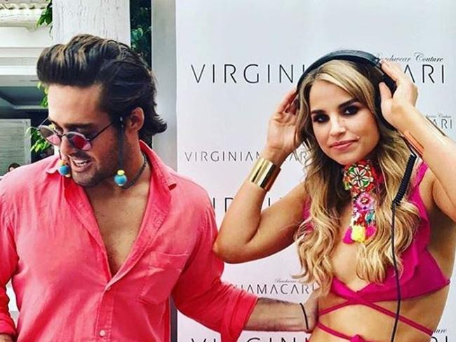 Spencer Matthews' girlfriend Vogue Williams was reportedly banned from attending.