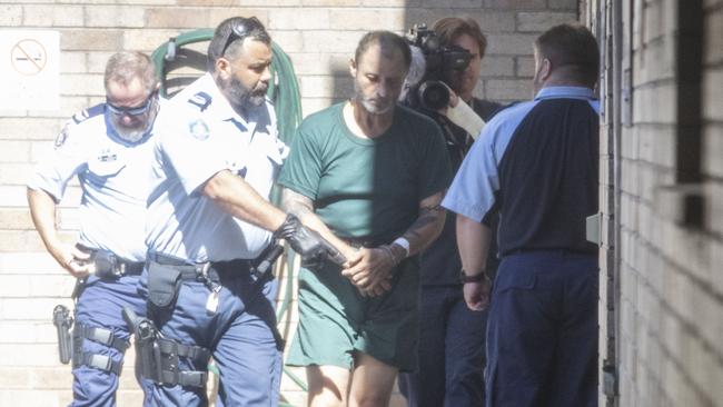 Anthony Sampieri was taken to Maroubra Police Station. Picture: Hollie Adams