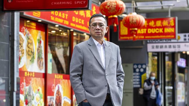 ‘A lot of people have expressed to me that they want to switch to Labor as a protest’: Melbourne businessman Alex Lim. Picture: Aaron Francis