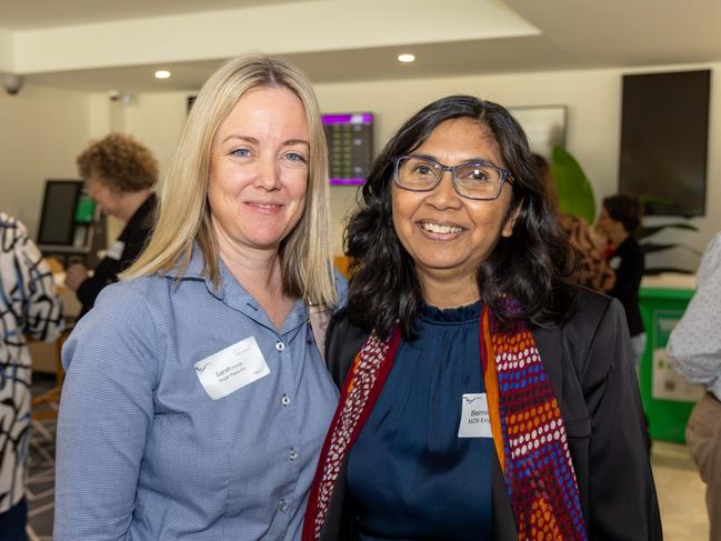 Sarah Painter and Bernice Hookey at the latest The Table NQ networking function at Cluden Park