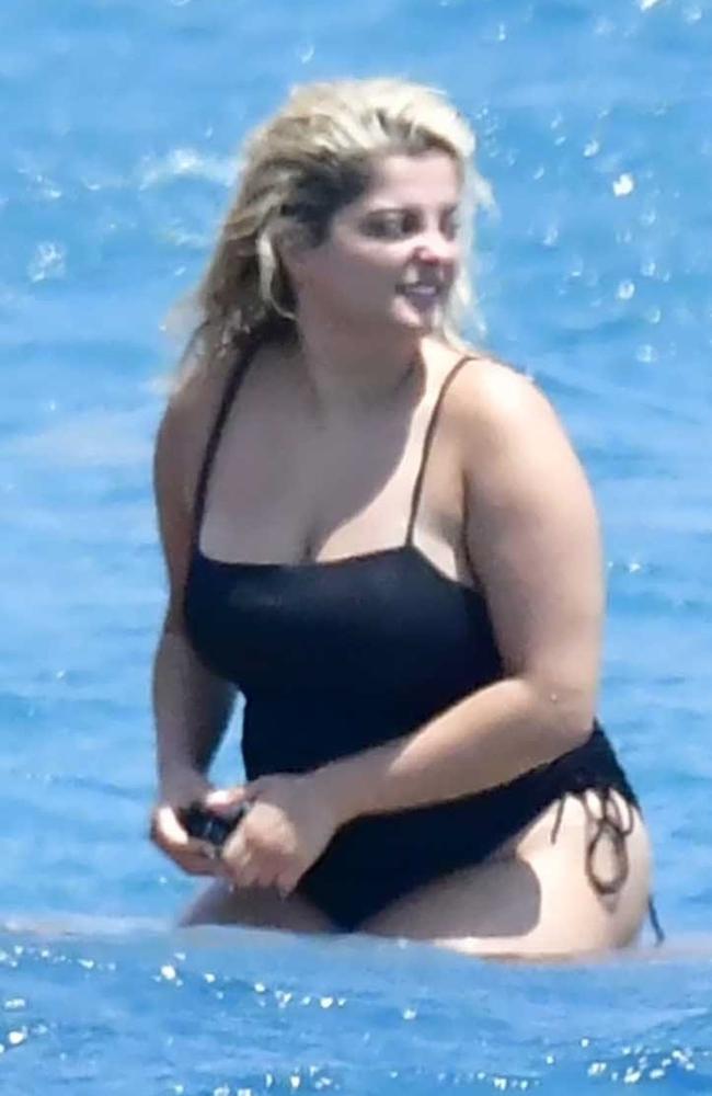 Bebe was enjoying the water and she looked great. Picture: Backgrid